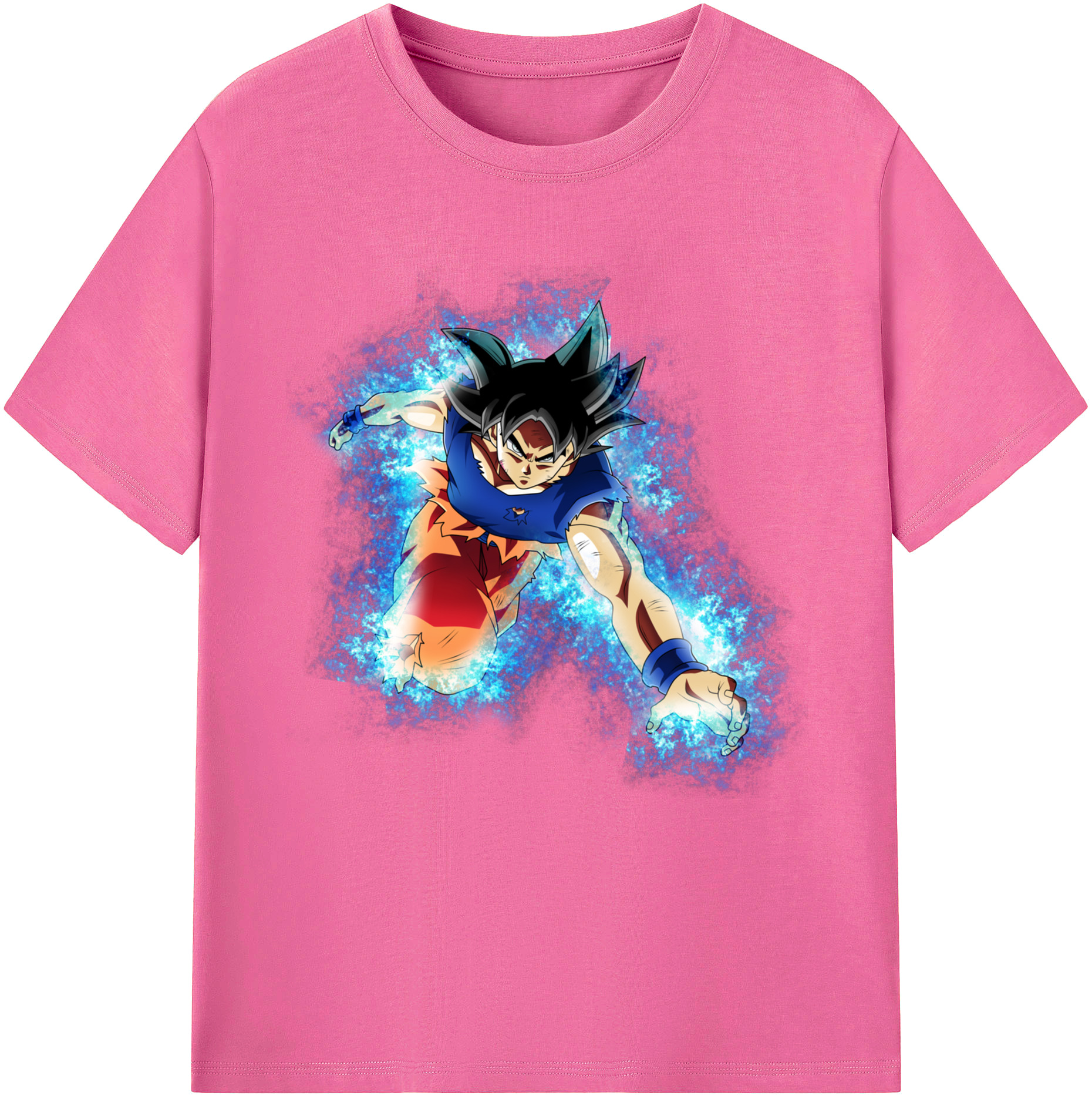 （画像用） ドラゴンボール 孫悟空（そん ごくう）Son Goku カカロット DRAGON BALL Kakarotto レディースカジュアルプリントTシャツ（綿100％）